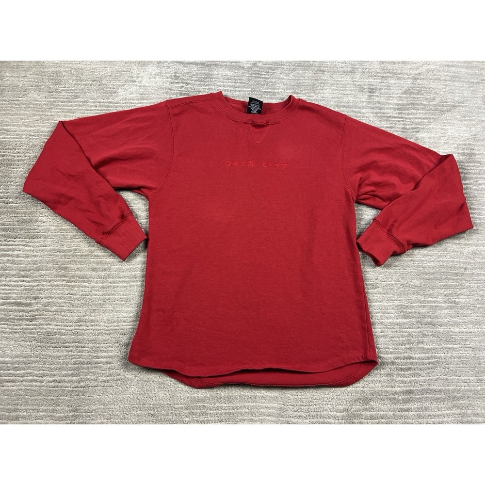 Outfitter Trading‎ Co Park City Sweatshirt Adult Small Red Long Sleeve Crew Neck